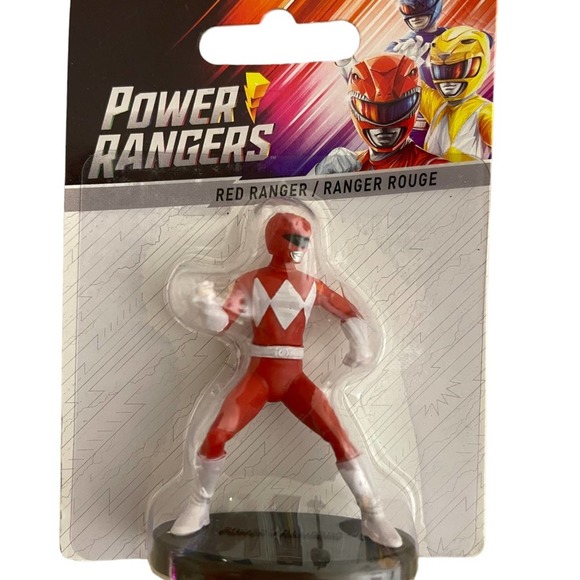 Hasbro Power Rangers Set of 5 Figures 2.5" Red Blue Black Pink Green - Picture 2 of 7